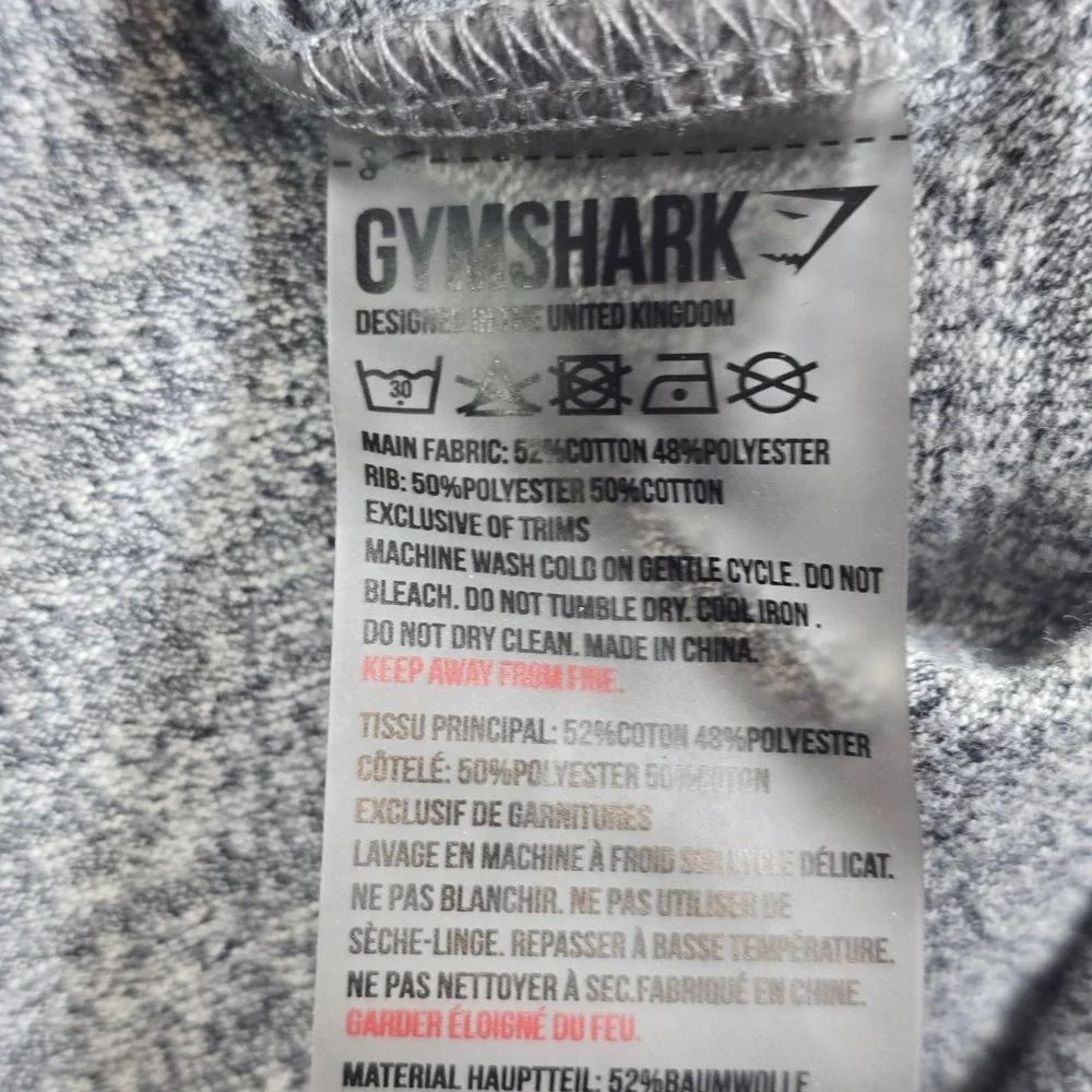 Gymshark Workout T-Shirt Mens Medium Grey Athletic‎ Training Gym Workout Tee